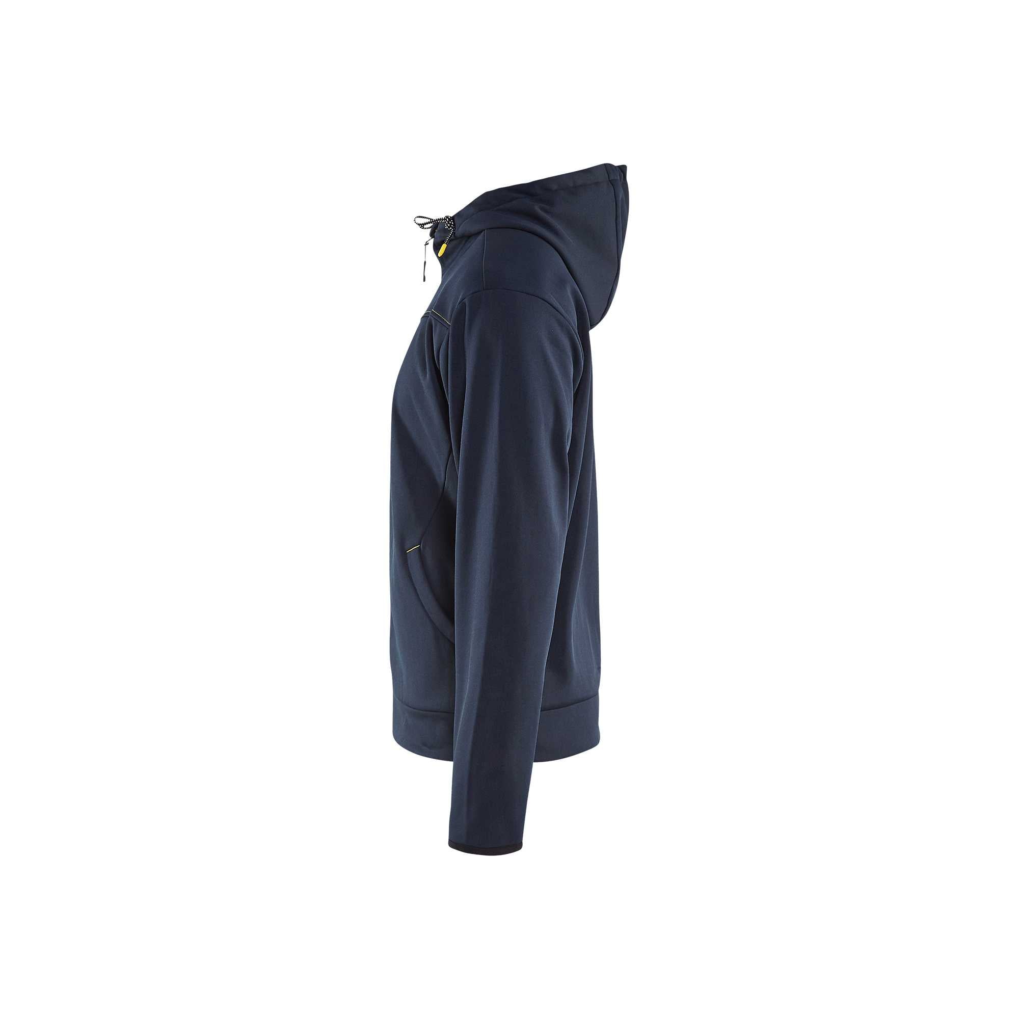 BLAKLADER 33632526 Hoodie With Full Zip Hoodie Work Sweatshirt MEN - Pique Fleece